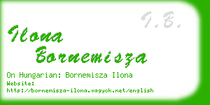 ilona bornemisza business card